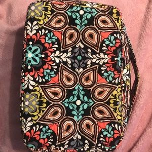 Vera Bradley Iconic Blush and Brush Case